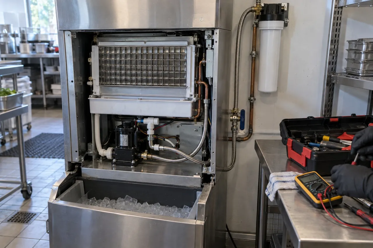 Commercial Ice Machine Troubleshooting: 12 Common Problems and Fixes