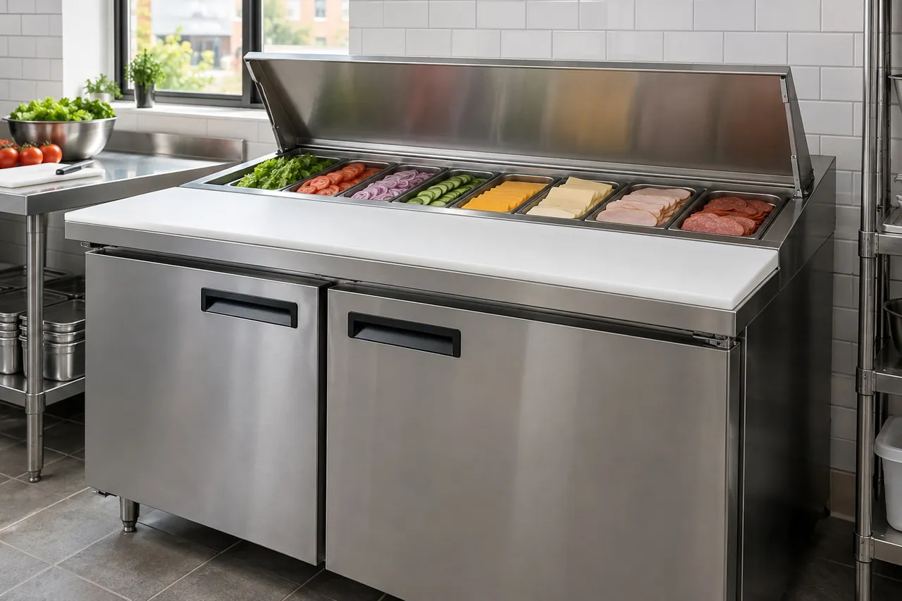 Prep Table Refrigerator Guide: Sandwich, Salad and Pizza Prep Fridges