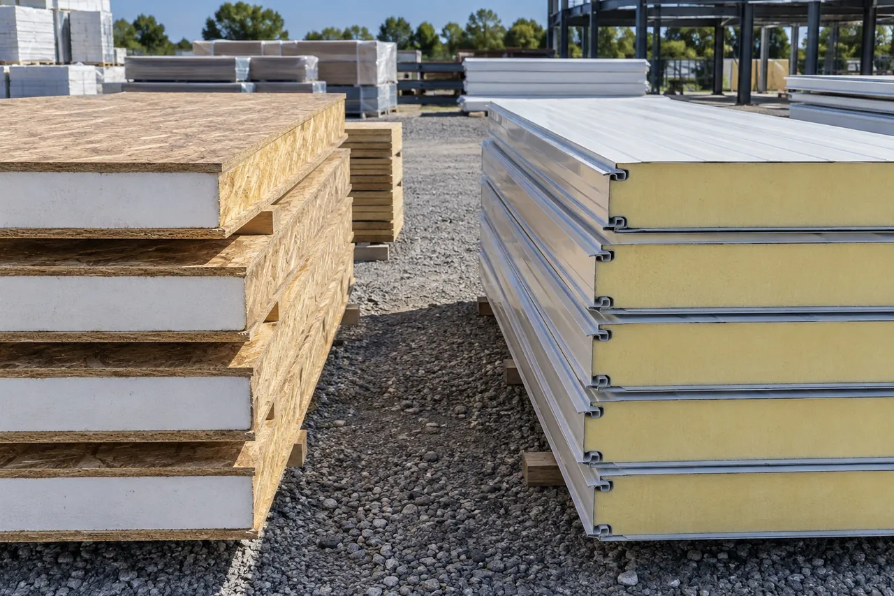SIP Panels vs Insulated Sandwich Panels: Structure, Cost and Uses