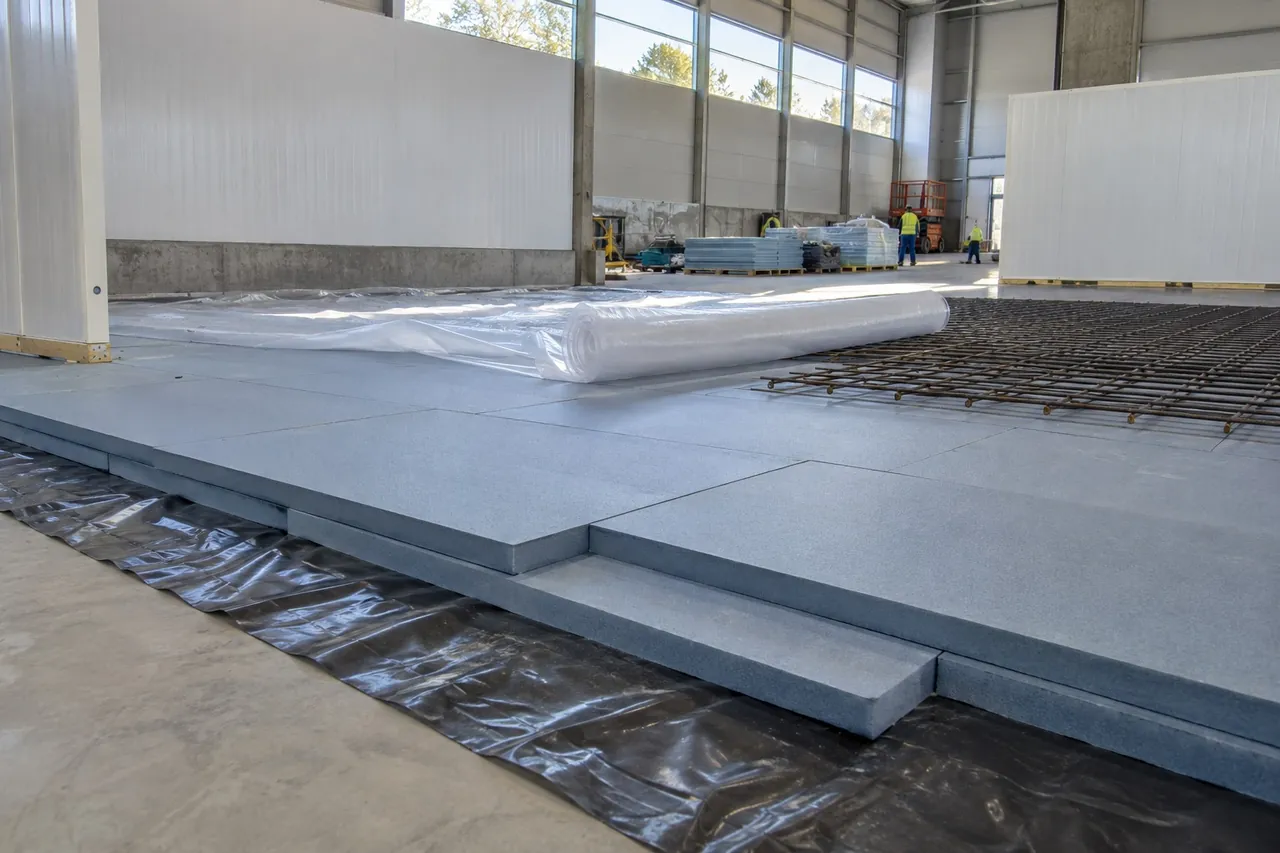 Under-Slab Insulation for Walk-In Cooler and Freezer Floors